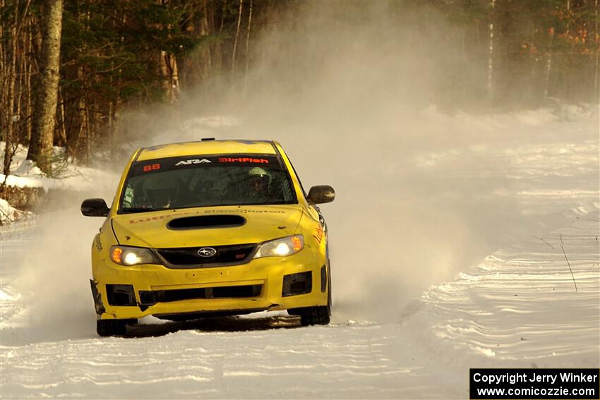 Scott Putnam / Alex Wong Subaru WRX STi on SS2.