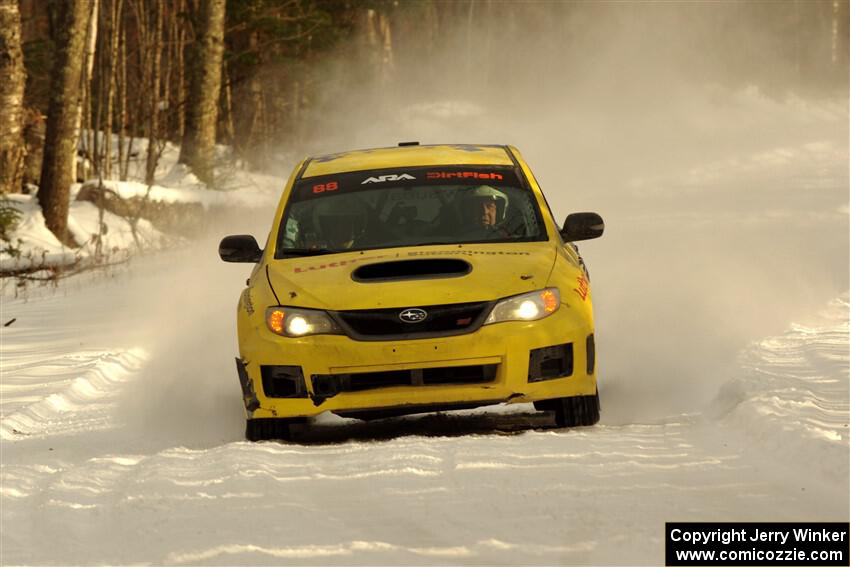 Scott Putnam / Alex Wong Subaru WRX STi on SS2.