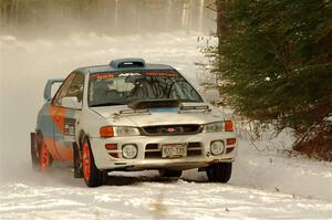 Tyler Matalas / Dustin Sharkozy Subaru Impreza LX on SS2.