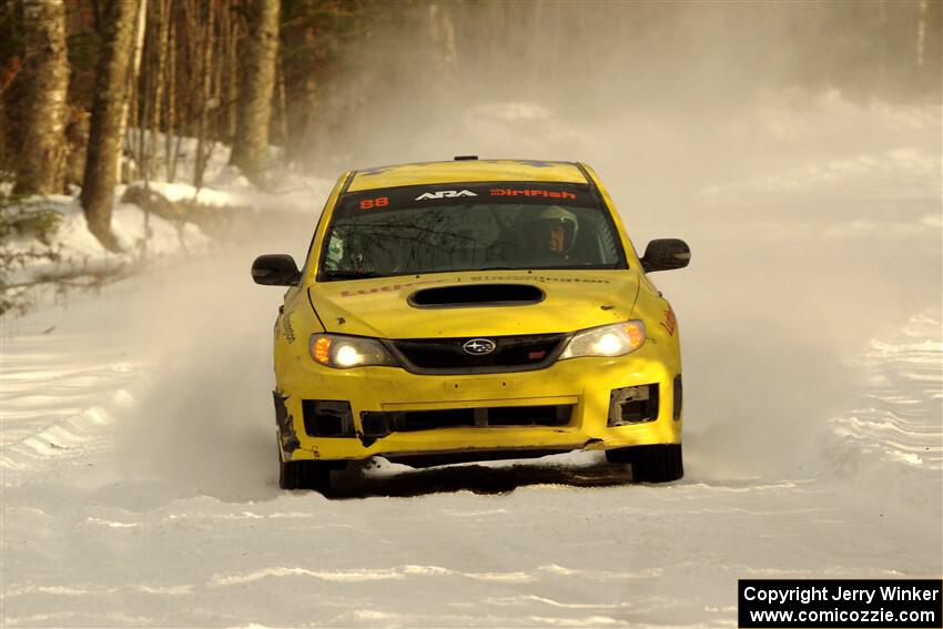 Scott Putnam / Alex Wong Subaru WRX STi on SS2.