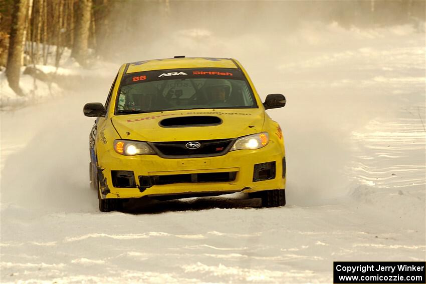 Scott Putnam / Alex Wong Subaru WRX STi on SS2.