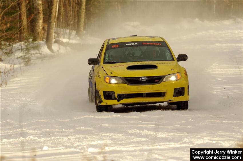 Scott Putnam / Alex Wong Subaru WRX STi on SS2.