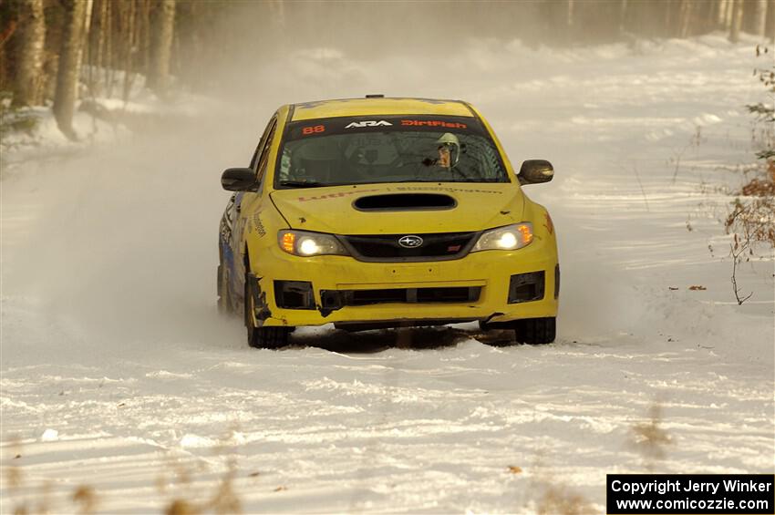 Scott Putnam / Alex Wong Subaru WRX STi on SS2.