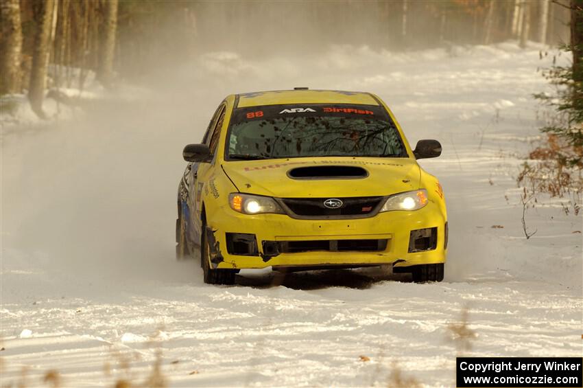 Scott Putnam / Alex Wong Subaru WRX STi on SS2.