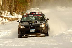 Matt James / Abbey James Subaru Impreza on SS2.