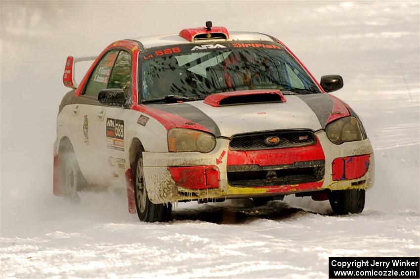 Gabe Jacobsohn / R.J. Kassel Subaru WRX STi on SS2.