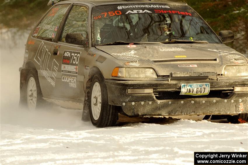 Nick Lyle / Kevin Dobrowolski Honda Civic Si on SS2.