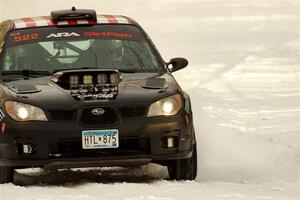 Matt James / Abbey James Subaru Impreza on SS2.