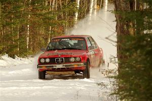 Levi Johnson / Josh Nykanen BMW 325e on SS2.