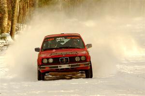 Levi Johnson / Josh Nykanen BMW 325e on SS2.