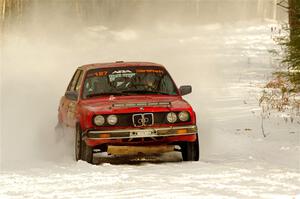 Levi Johnson / Josh Nykanen BMW 325e on SS2.