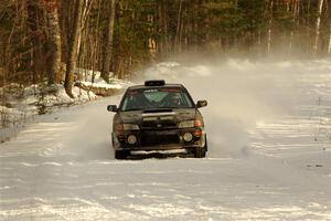 Jacob Kohler / Bill Codere Subaru Impreza on SS2.