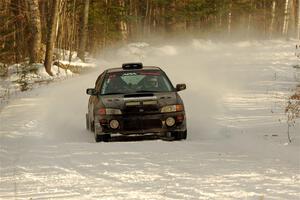 Jacob Kohler / Bill Codere Subaru Impreza on SS2.