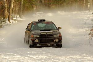 Jacob Kohler / Bill Codere Subaru Impreza on SS2.