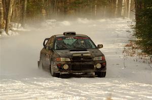 Jacob Kohler / Bill Codere Subaru Impreza on SS2.