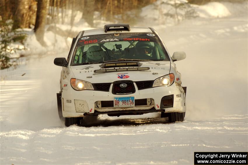 Pete Schaefer / Zack Goldstein Subaru Impreza 2.5i on SS2.