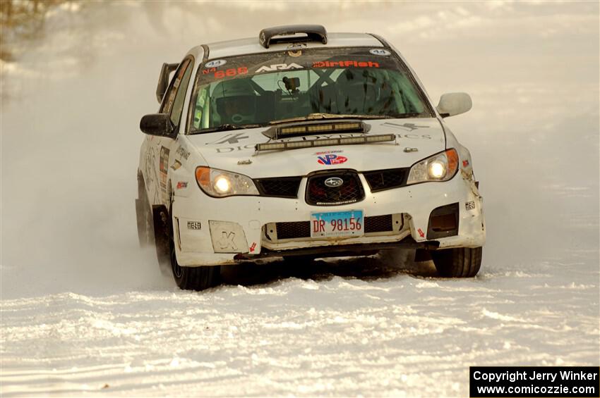 Pete Schaefer / Zack Goldstein Subaru Impreza 2.5i on SS2.