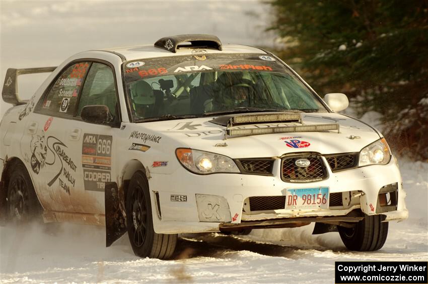 Pete Schaefer / Zack Goldstein Subaru Impreza 2.5i on SS2.