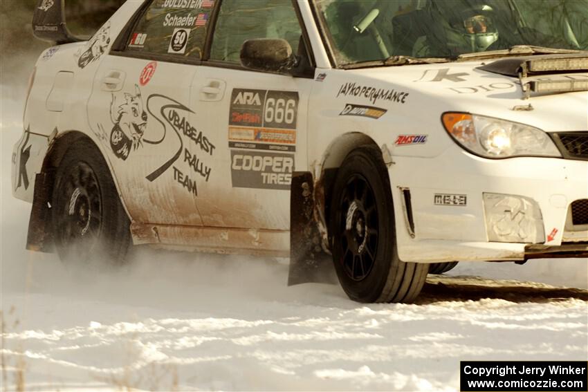 Pete Schaefer / Zack Goldstein Subaru Impreza 2.5i on SS2.