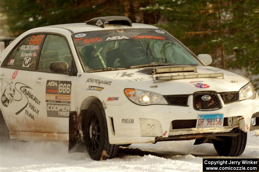 Pete Schaefer / Zack Goldstein Subaru Impreza 2.5i on SS2.