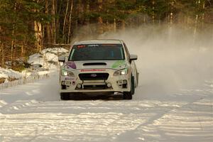 Jamey Randall / Geoff Youngdahl Subaru WRX on SS2.