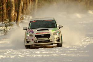 Jamey Randall / Geoff Youngdahl Subaru WRX on SS2.