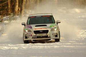 Jamey Randall / Geoff Youngdahl Subaru WRX on SS2.