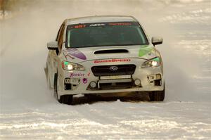 Jamey Randall / Geoff Youngdahl Subaru WRX on SS2.