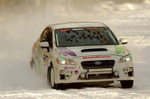 Jamey Randall / Geoff Youngdahl Subaru WRX on SS2.