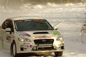 Jamey Randall / Geoff Youngdahl Subaru WRX on SS2.