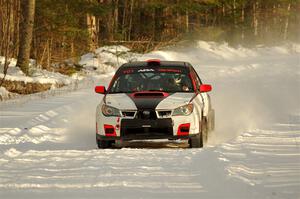 Jason Cook / Maggie Tu Subaru WRX on SS2.