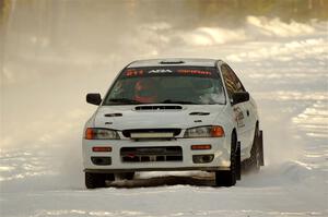 Jack Nelson / Jessica Nelson Subaru Impreza on SS2.