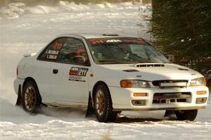 Jack Nelson / Jessica Nelson Subaru Impreza on SS2.