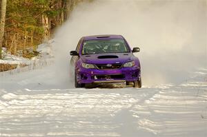 Silas Himes / Charlotte Himes Subaru WRX STi on SS2.