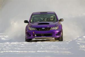 Silas Himes / Charlotte Himes Subaru WRX STi on SS2.