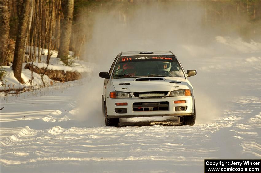 Jack Nelson / Jessica Nelson Subaru Impreza on SS2.