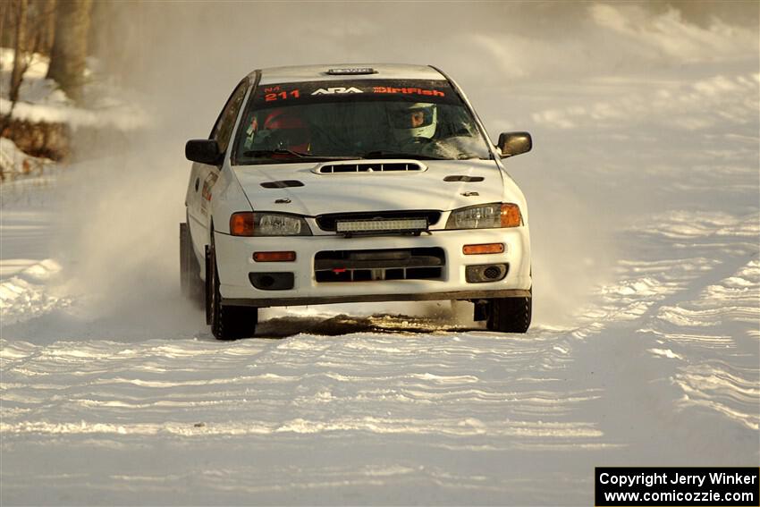 Jack Nelson / Jessica Nelson Subaru Impreza on SS2.