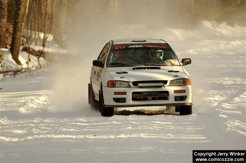 Jack Nelson / Jessica Nelson Subaru Impreza on SS2.