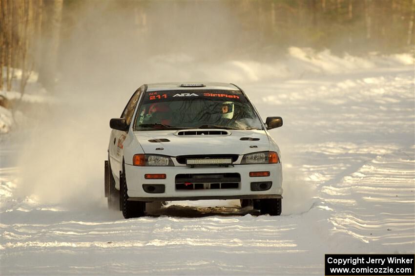 Jack Nelson / Jessica Nelson Subaru Impreza on SS2.