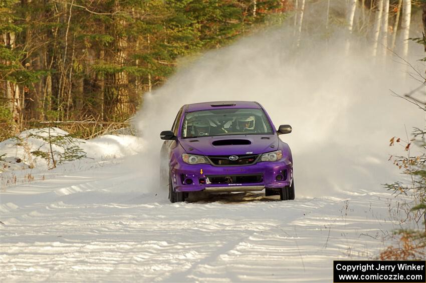 Silas Himes / Charlotte Himes Subaru WRX STi on SS2.