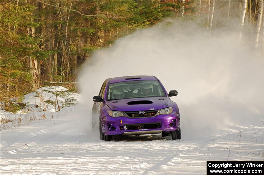 Silas Himes / Charlotte Himes Subaru WRX STi on SS2.