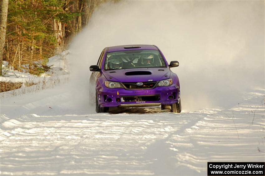 Silas Himes / Charlotte Himes Subaru WRX STi on SS2.