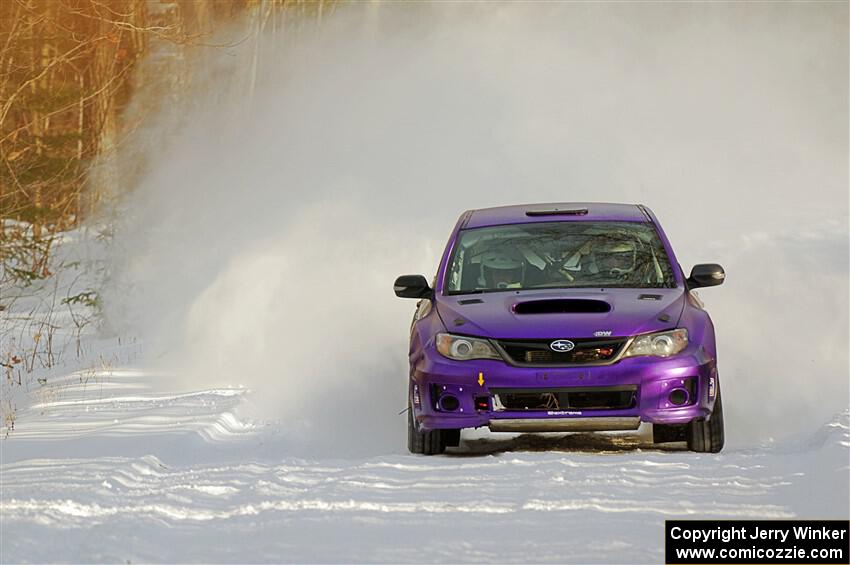 Silas Himes / Charlotte Himes Subaru WRX STi on SS2.