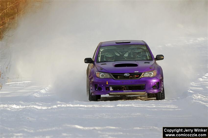 Silas Himes / Charlotte Himes Subaru WRX STi on SS2.