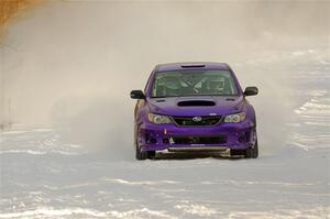 Silas Himes / Charlotte Himes Subaru WRX STi on SS2.