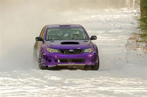 Silas Himes / Charlotte Himes Subaru WRX STi on SS2.