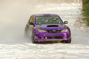 Silas Himes / Charlotte Himes Subaru WRX STi on SS2.