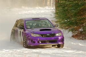 Silas Himes / Charlotte Himes Subaru WRX STi on SS2.