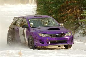 Silas Himes / Charlotte Himes Subaru WRX STi on SS2.