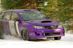 Silas Himes / Charlotte Himes Subaru WRX STi on SS2.